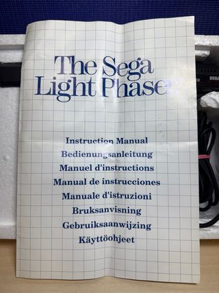 The SEGA Light Phaser Pistola Master System