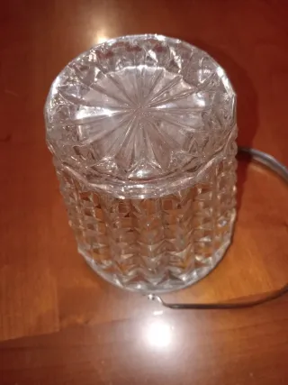 Portaghiaccio vintage cristallo e metallo