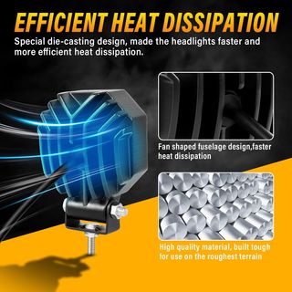 Foco LED Trabajo RIGIDON 16W 1600LM IP67