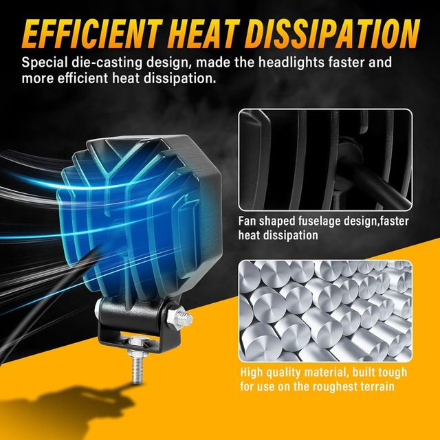 Foco LED Trabajo RIGIDON 16W 1600LM IP67