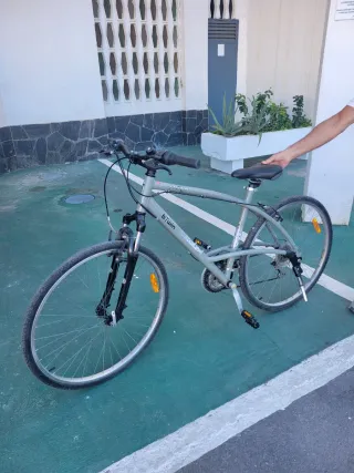 Bicicletas urbanas color menta y gris