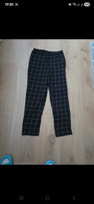 Pijama Tenezis cuadros rosa y negro