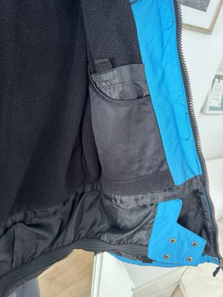 Abrigo de nieve Boomerang azul y negro