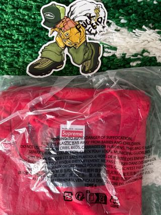 Supreme x Number (N)ine Manson Tee Roja FW25