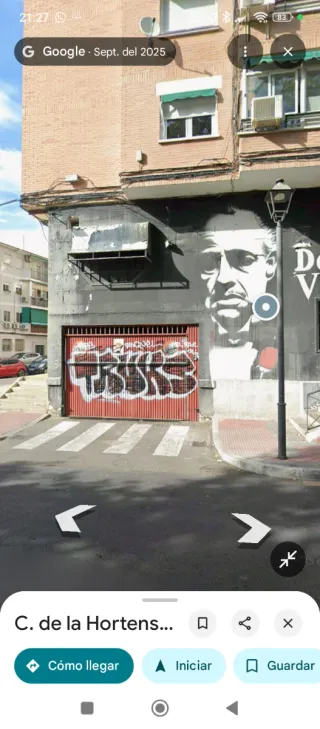 Se alquila plaza de garaje para moto