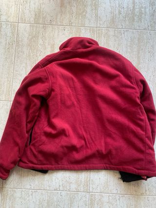 Polar The North Face reversible rojo y negro
