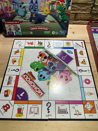 Monopoly Junior 2 en 1 Hasbro Gaming