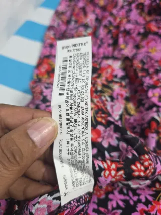 Vestito Corto Floreale Zara Tg S