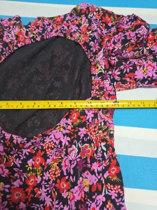 Vestito Corto Floreale Zara Tg S