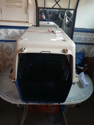 Guacal/Transportadora Mascotas Plástico Grande