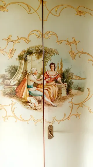 Camera da letto completa anni 50 in Mogano