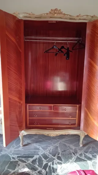 Camera da letto completa anni 50 in Mogano