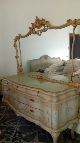 Camera da letto completa anni 50 in Mogano