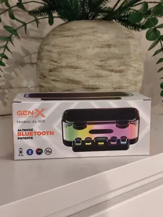 Altavoz RGB Bluetooth (nuevo en su caja) - GEN X