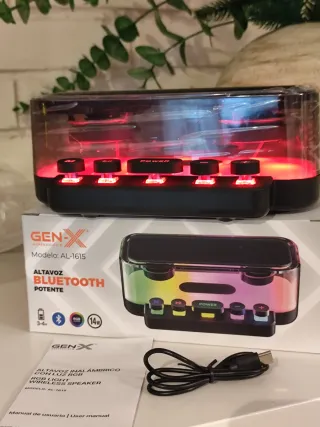 Altavoz RGB Bluetooth (nuevo en su caja) - GEN X