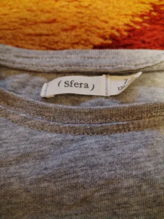 Camiseta Sphera manga larga gris Talla 7 niño