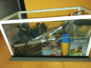 Acuario 280L + 60L con accesorios