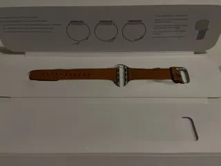 Correa Apple Watch Cuero Marrón Hebilla Classic