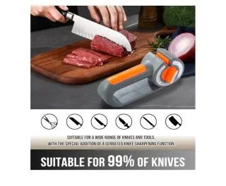 Afilador de Cuchillos 6 en 1 Ajustable