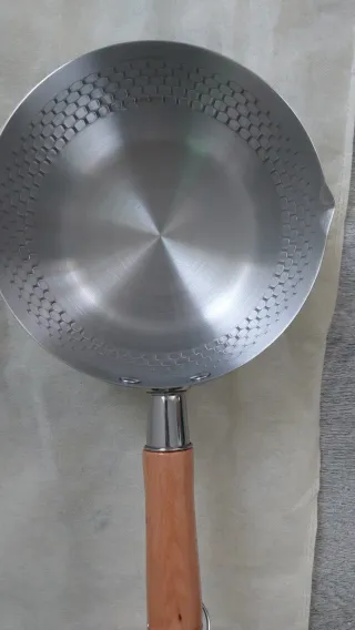 Cacerola 18 cm Acero Inoxidable Mango Madera