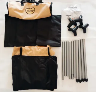 Cuna de viaje para muñecas Miyo