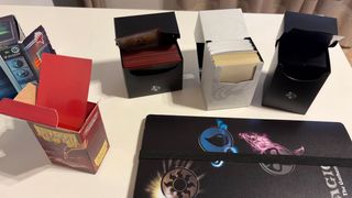 Lote fundas/sleeves y álbum Magic The Gathering