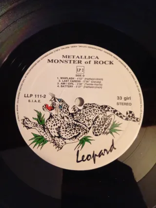 Metallica Live Modena 1991 2LP