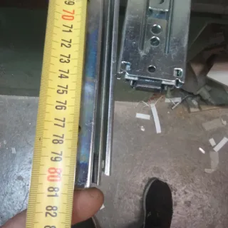 Guías de rodamientos para cajones 80 cm
