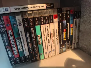 Pack PS3 + 2 mandos +18 juegos + SamsungA15+cables