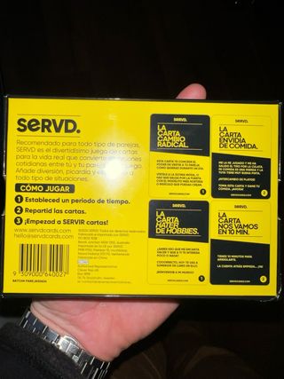 Servd Parejas NUEVO PRECINTADO