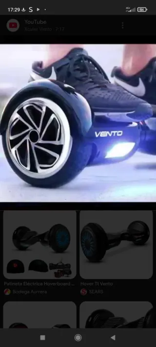 Patín Eléctrico Hoverboard con Estuche