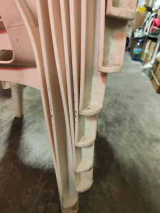 10 Sillas de piscina usadas.