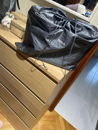 Bolso Tous Negro y Rosa