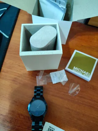 Reloj Michael Kors Slim Runway Azul