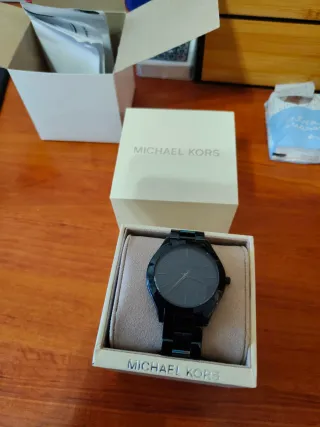 Reloj Michael Kors Slim Runway Azul