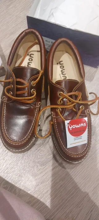 Zapatos náuticos marrones Talla 35