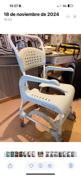 Silla de ducha Etac Clean nueva