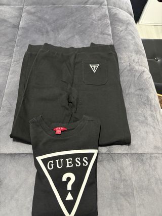 Chándal Guess Niña Talla 10 Negro