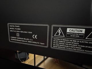 Piano Digital Ringway TG-8860 con Pedalera