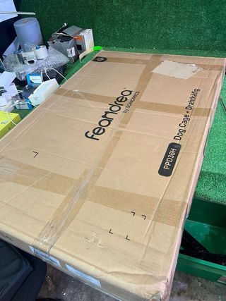 Jaula para Perros Feandrea Plegable 2 Puertas L