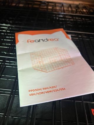 Jaula para Perros Feandrea Plegable 2 Puertas L