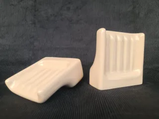 Jabonera porcelana ROCA. Vintage, 70s.