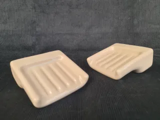 Jabonera porcelana ROCA. Vintage, 70s.