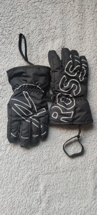 Guantes de Nieve Negros niño7-10