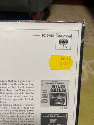 Miles Davis - Fillies de Kilimanjaro LP