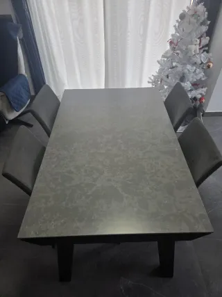 Pack 4 Sillas Comedor Kiss Gris Marengo