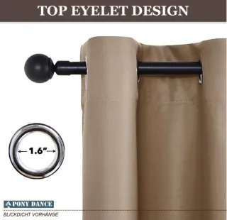 Cortinas ocultación Amazon 225x140cm (2 unidades)