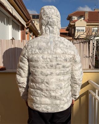 Chaqueta Nike Blanca y Gris Nueva