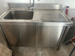 Fregadero industrial acero inoxidable