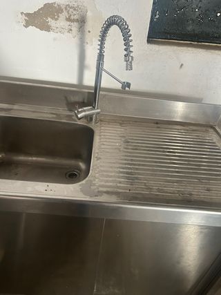 Fregadero industrial acero inoxidable